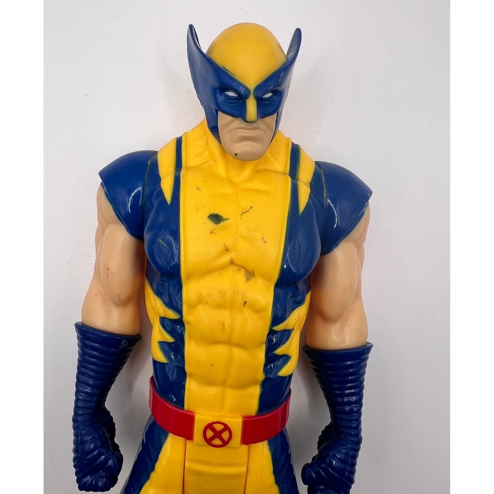 Hasbro Wolverine Action Figure 12" Yellow Blue Good 2013 Titan Hero Series A3321